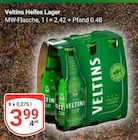 Aktuelle Veltins Angebote bei GLOBUS in Krefeld Aktuelles Helles Lager Angebot bei GLOBUS in Krefeld ab 2,99 €