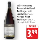 Trollinger mit Lemberger bei E center im Köngen Prospekt für 3,99 €