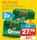 Natur Radler im Angebot bei Netto Marken-Discount in Kerpen Natur Radler Angebote von Gösser bei Netto Marken-Discount Kerpen für 27,98 €