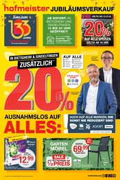 Aktueller hofmeister Backnang Prospekt "JUBILÄUMSVERKAUF" mit 8 Seiten