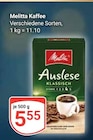 Kaffee Auslese Klassisch Angebote von Melitta bei GLOBUS Neuwied für 5,55 €