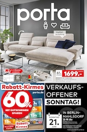 Ecksofa Angebot & Preis im aktuellen porta Möbel Prospekt Ecksofa Angebot im aktuellen porta Möbel Prospekt auf Seite 1