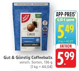 EDEKA Sinsheim - Coffeeballs Angebot im Prospekt Coffeeballs bei EDEKA im Sinsheim Prospekt für 5,49 €