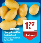 Aktuelles Spargelkartoffeln, festkochend Angebot bei ALDI SÜD in Mönchengladbach ab 1,79 €
