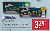 AA (LR06) oder AAA (LR03) Angebote von ACTIV ENERGY bei ALDI Nord Wolfsburg für 3,29 €