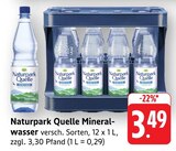 Aktuelles Mineralwasser Angebot bei EDEKA in Freiburg (Breisgau) ab 3,49 €