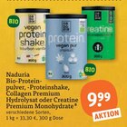 Proteinshake im tegut Prospekt Bio-Proteinpulver von Naduria im aktuellen tegut Prospekt für 9,99 €