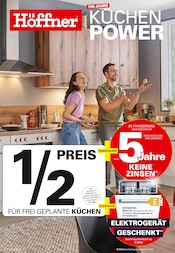Höffner Möbel & Einrichtung Prospekt der aktuellen Woche mit 24 Seiten, gültig von 02.09.2025 bis 30.11.2025, in Langendorf und Umgebung Aktueller Höffner Möbel & Einrichtung Prospekt in Langendorf und Umgebung, "150 JAHRE KÜCHEN POWER" mit 24 Seiten, 02.09.2025 - 30.11.2025