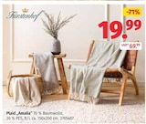 Plaid Amalia im Segmüller Prospekt Plaid Amalia von Fürstenhof im aktuellen Segmüller Prospekt für 19,99 €