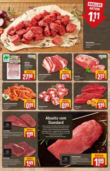 Rindfleisch im REWE Prospekt "Dein Markt" mit 32 Seiten (Wiesbaden)