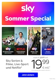Sky Prospekt für Herford mit 1 Seite Sky Prospekt für Herford: "Sommer Special", 1 Seite, 19.05.2026 - 22.06.2026