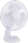 Ventilateur de table blanc - Bazarland à Béziers Ventilateur de table blanc en promo chez Bazarland Béziers à 14,99 €
