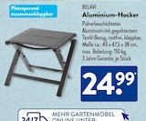 Aluminium-Hocker von BELAVI im aktuellen ALDI SÜD Prospekt für 24,99 €