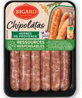 Chipolatas - Bigard - U Express à Schiltigheim Chipolatas - Bigard en promo chez U Express Schiltigheim à 3,00 €