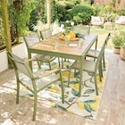 Promo Table extensible L. 155/263 x l. 100 x H. 75 cm Pistache vert GoodHome à 329,00 € dans le catalogue Castorama à Vaulx-en-Velin