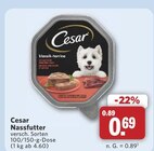 Nassfutter Angebote von Cesar bei combi Rheine für 0,69 €