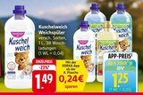 Weichspüler im Angebot bei EDEKA in Memmingen Weichspüler Angebote von Kuschelweich bei EDEKA Memmingen für 0,24 €