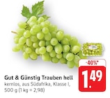 Trauben hell im Angebot bei EDEKA in Koblenz Trauben hell Angebote von Gut & Günstig bei EDEKA Koblenz für 1,49 €