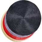 Set de table rond pailleté - CARREFOUR HOME en promo chez Carrefour Set de table rond pailleté - CARREFOUR HOME dans le catalogue Carrefour