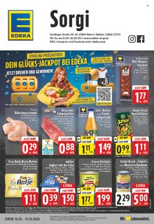 Saft im EDEKA Prospekt "Aktuelle Angebote" mit 26 Seiten (Moers)