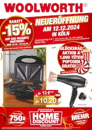 Woolworth Prospekt für Köln: "NEUERÖFFNUNG IN KÖLN", 12 Seiten, 12.12.2024 - 12.12.2024