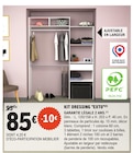 Kit dressing "Exto" - E.Leclerc à Mérignac Kit dressing "Exto" en promo chez E.Leclerc Mérignac à 85,00 €