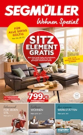 Polstermöbel Angebot im Segmüller Prospekt, gültig von 14.03.2026 bis 28.03.2026 Polstermöbel Angebot im aktuellen Segmüller Prospekt auf Seite 1