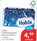Toilettenpapier Sonderedition von Hakle im aktuellen budni Prospekt