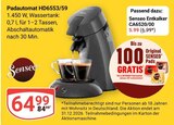 Aktuelle Kaffeevollautomat Angebote bei GLOBUS in Leipzig Aktuelles Padautomat HD6553/59 Angebot bei GLOBUS in Leipzig