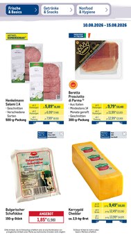 Wurst im aktuellen METRO Prospekt (Leverkusen) Wurst im METRO Prospekt "Wochenangebote Frische & Basics" mit 50 Seiten (Leverkusen)