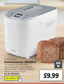 Brotbackautomat „SBB 850 E1“ Angebot in Golbitz im aktuellen Prospekt bei Lidl in Golbitz