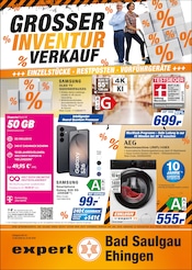 Fernseher im expert Prospekt in Bad Saulgau Aktueller expert Prospekt mit Fernseher, "Top Angebote", Seite 1
