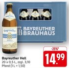 Aktuelles Bayreuther Hell Angebot bei EDEKA in Pirmasens ab 14,99 €