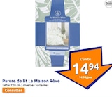 Parure de lit - La Maison Rêve en promo chez Action Choisy-le-Roi à 14,94 €