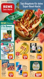 REWE Prospekt für Frankfurt mit 27 Seiten REWE Prospekt "Dein Markt" für Frankfurt, 27 Seiten, 03.02.2025 - 08.02.2025