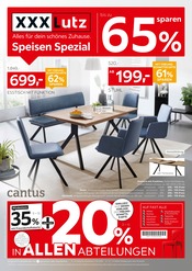 Esstisch im XXXLutz Prospekt in Neubrandenburg Aktueller XXXLutz Prospekt mit Esstisch, "Speisen Spezial", Seite 1