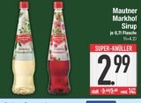 Sirup Holunderblüte oder Himbeere Angebote von Mautner Markhof bei E center Augsburg für 2,99 €