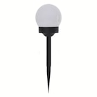 Lampe solaire 1 led plastique blanc dans le catalogue Maxi Bazar