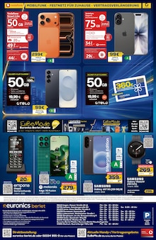 Smartphone im aktuellen EURONICS Prospekt (Hamm) Smartphone im EURONICS Prospekt "WIEDERERÖFFNUNG NACH UMBAU" mit 8 Seiten (Hamm)
