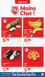 Prix et réduction Aubergine dans le prospectus Lidl en cours Offre Aubergine dans le catalogue Lidl du moment à la page 3