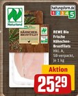 REWE Bio Frische Hähnchen-Brustfilets im Angebot bei REWE in Bergisch Gladbach REWE Bio Frische Hähnchen-Brustfilets Angebote von Naturland bei REWE Bergisch Gladbach für 25,29 €
