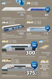 Matratze im JYSK Prospekt "Wir feiern Geburtstag! SPARE BIS ZU 60%" mit 9 Seiten (Duisburg)