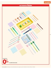 Promos Fournitures Scolaires dans le catalogue "LA RENTRÉE À PRIX K.O." de Auchan Hypermarché Fournitures Scolaires en promo dans le catalogue Auchan Hypermarché à la page 15