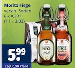 Moritz Fiege Angebote bei Getränkewelt Castrop-Rauxel für 5,99 €