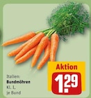 Aktuelles Bundmöhren Angebot bei REWE in Nürnberg ab 1,29 €
