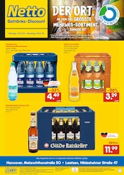 Aktueller Netto Marken-Discount Prospekt mit Bier, "DER ORT, AN DEM DU IMMER AUSGEZEICHNETE PREISE FINDEST.", Seite 1