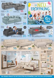 Couch im Trends Prospekt "WIR FEIERN NEUERÖFFNUNG" mit 8 Seiten (Bottrop)