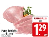 Puten-Schnitzel Angebote bei EDEKA Heidenheim für 1,29 €