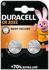 Knopfzellenbatterie CR 2032 im Angebot bei REWE in Paderborn Knopfzellenbatterie CR 2032 Angebote von Duracell bei REWE Paderborn für 5,99 €