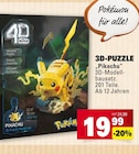 3D-Puzzle Pikachu im Angebot bei E center in Ludwigshafen 3D-Puzzle Pikachu Angebote von Pokémon bei E center Ludwigshafen für 19,99 €